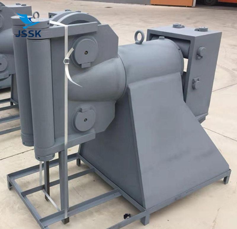 雙滑輪360°旋轉導纜器帶四滾柱